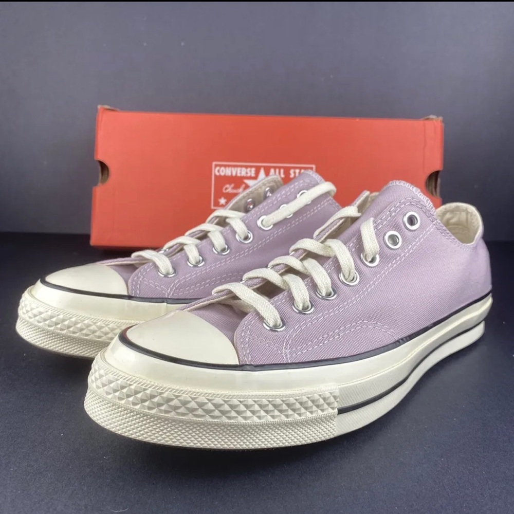 New Converse Men’s 8.5 Chuck 70 Ox Canvas 171478C Himalayan Salt/Egret/Black